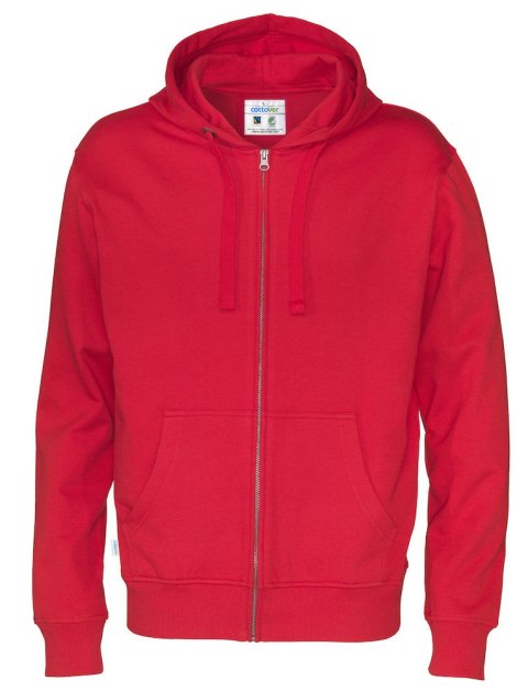 FULL ZIP HOOD - 3XL (RED)