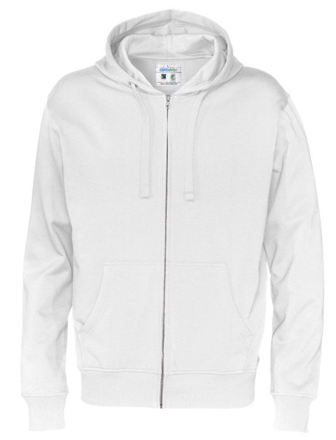 FULL ZIP HOOD - 3XL (WHITE)