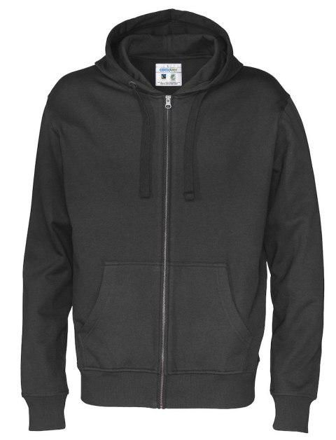 FULL ZIP HOOD - XXL (BLACK)