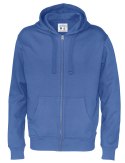 FULL ZIP HOOD - L (ROYAL BLUE)