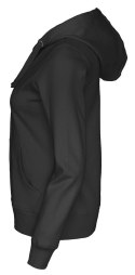 FULL ZIP HOOD LADY - XXL (BLACK)