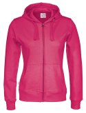 FULL ZIP HOOD LADY - L (CERISE)