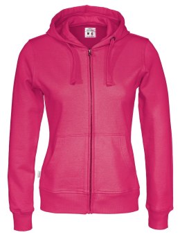 FULL ZIP HOOD LADY - L (CERISE)