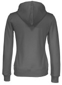 FULL ZIP HOOD LADY - L (CHARCOAL)