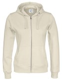 FULL ZIP HOOD LADY - XXL (OFF-WHITE)