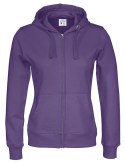 FULL ZIP HOOD LADY - XXL (PURPLE)