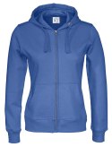 FULL ZIP HOOD LADY - L (ROYAL BLUE)