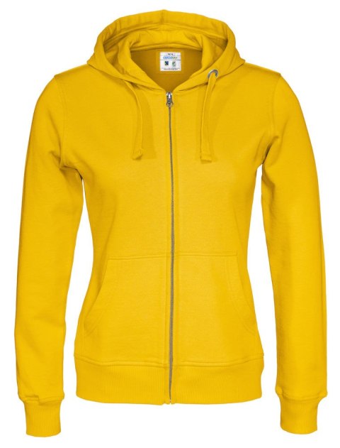 FULL ZIP HOOD LADY - L (YELLOW)