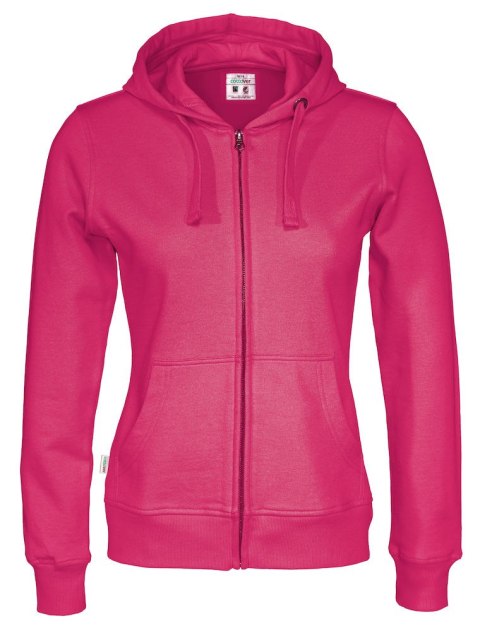 FULL ZIP HOOD LADY - M (CERISE)