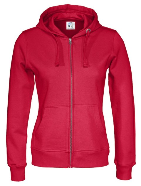 FULL ZIP HOOD LADY - M (RED) FULL ZIP HOOD LADY - M (RED)