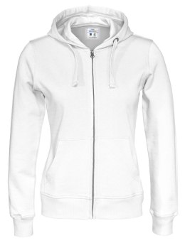 FULL ZIP HOOD LADY - M (WHITE)