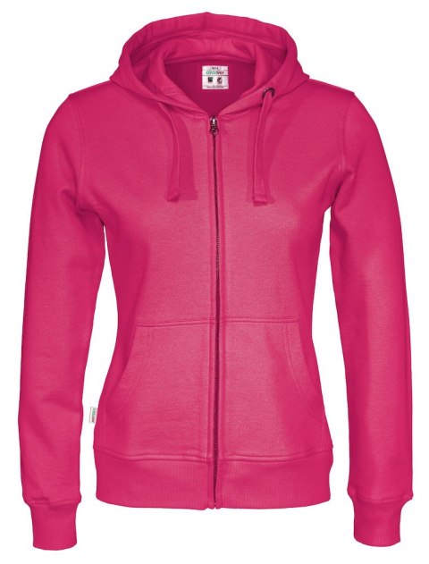 FULL ZIP HOOD LADY - S (CERISE) FULL ZIP HOOD LADY - S (CERISE)