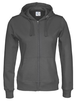 FULL ZIP HOOD LADY - S (CHARCOAL)