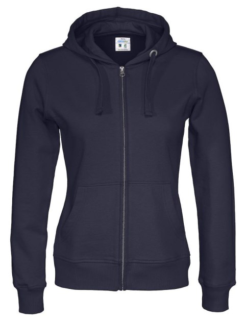 FULL ZIP HOOD LADY - XS (NAVY)