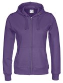 FULL ZIP HOOD LADY - XS (PURPLE)