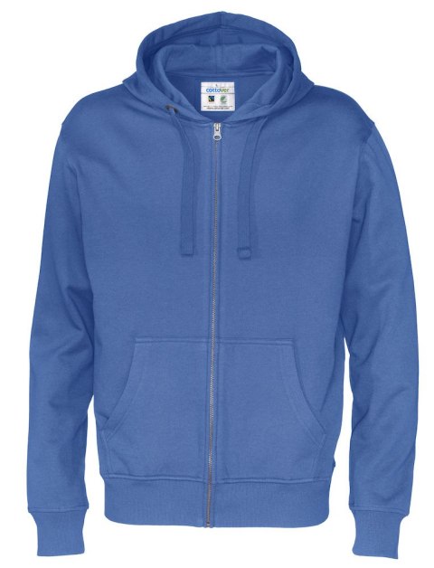 FULL ZIP HOOD - M (ROYAL BLUE)