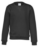 CREW NECK KID - 90/100 cm (BLACK)