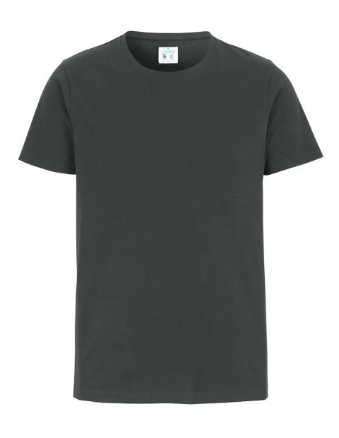 STRETCH R-NECK - S (CHARCOAL)