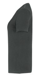 STRETCH V-NECK LADY - L (CHARCOAL)