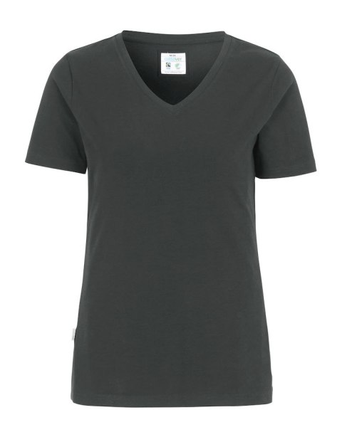 STRETCH V-NECK LADY - XL (CHARCOAL)