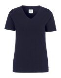 STRETCH V-NECK LADY - L (NAVY)