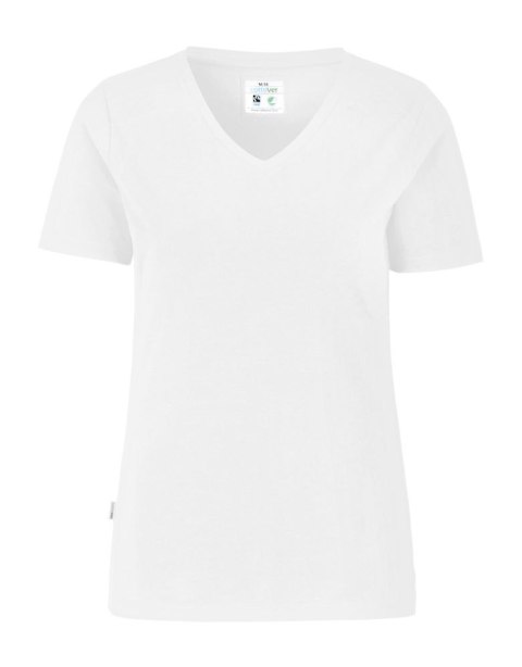 STRETCH V-NECK LADY - XXL (WHITE)