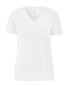 STRETCH V-NECK LADY - S (WHITE)