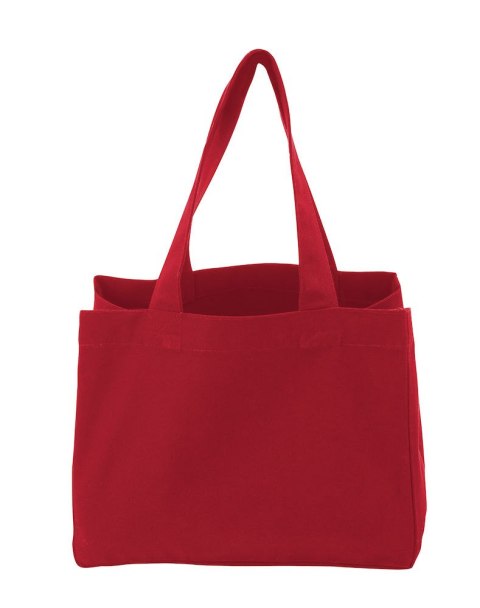 TOTE BAG, MAŁA - ONE SIZE (RED)