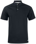 ADVANTAGE STAND-UP COLLAR POLO - 4XL (BLACK)