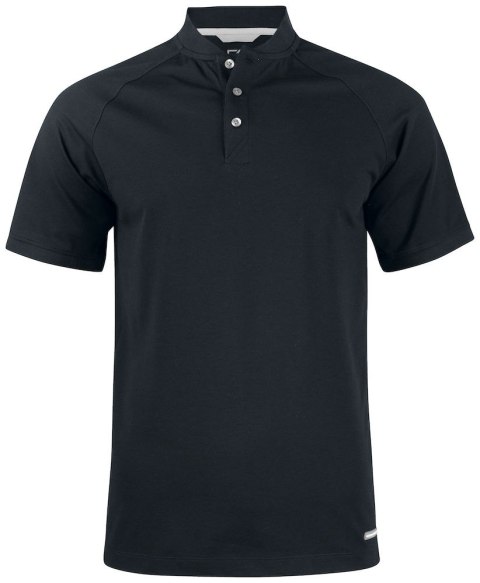 ADVANTAGE STAND-UP COLLAR POLO - 4XL (BLACK)