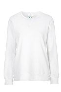 CREW NECK WOMAN (GOTS) - L (WHITE)