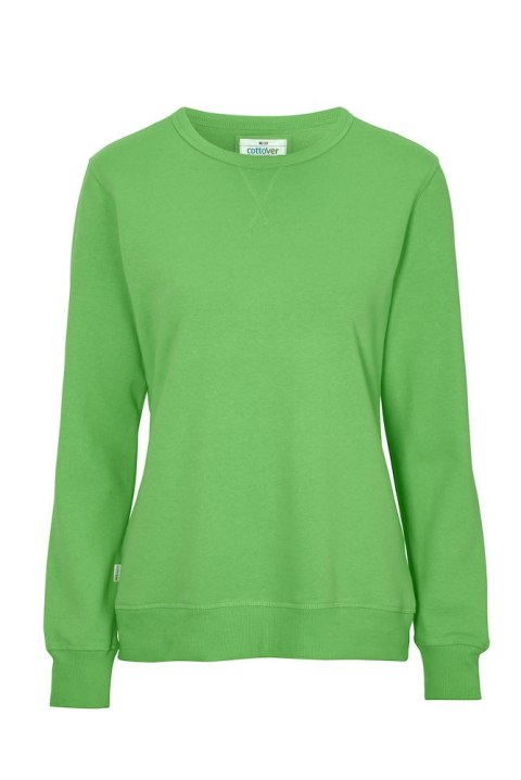 CREW NECK WOMAN (GOTS) - XS (GREEN) CREW NECK WOMAN (GOTS) - XS (GREEN)