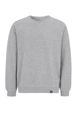 F. TERRY CREW NECK (GOTS) - XXL (GREY MELANGE)