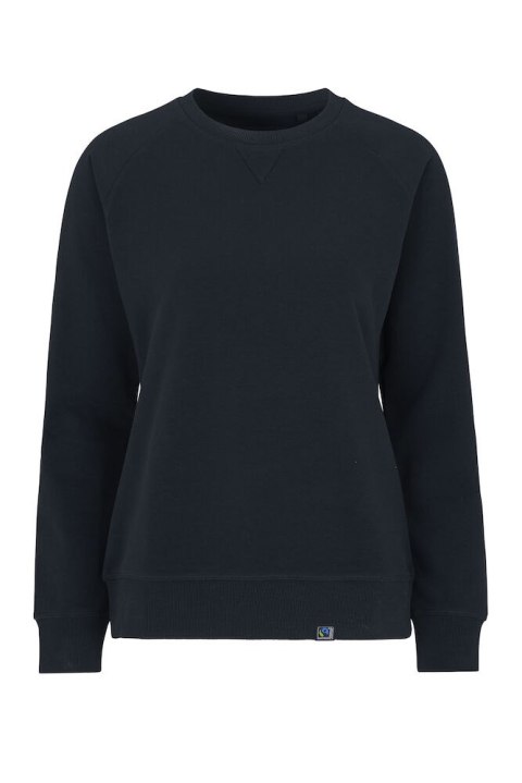 F. TERRY CREW NECK LADY (GOTS) - L (NAVY)