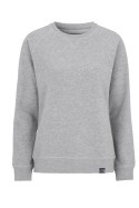 F. TERRY CREW NECK LADY (GOTS) - M (GREY MELANGE)