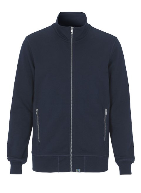 F. TERRY FZ COLLAR - XXL (NAVY) F. TERRY FZ COLLAR - XXL (NAVY)
