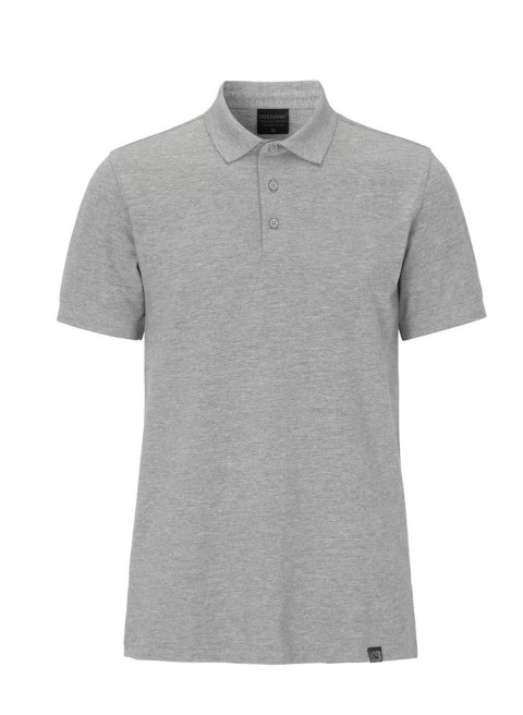 STRETCH PIQUE POLO - 3XL (GREY MELANGE)