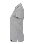 STRETCH PIQUE POLO LADY - L (GREY MELANGE)