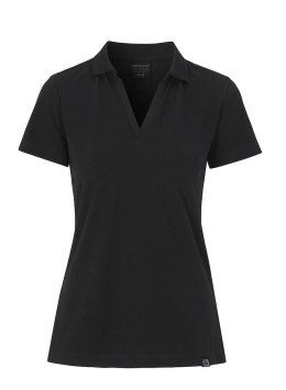 STRETCH PIQUE POLO LADY - XS (BLACK)