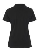 STRETCH PIQUE POLO LADY - XS (BLACK)