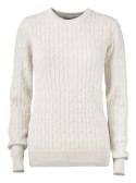 BLAKELY KNITTED SWEATER WOMAN - 3XL (SAND MELANGE)