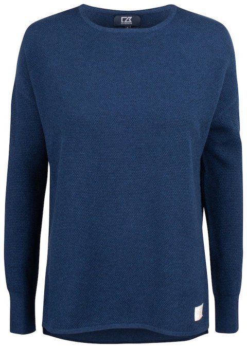 CARNATION SWEATER WOMAN - L (NAVY MELANGE)