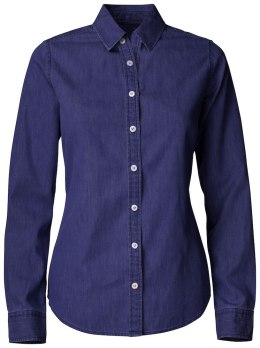 ELLENSBURG DENIM SHIRT WOMAN - L (DARK INDIGO)