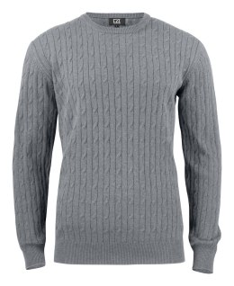 BLAKELY KNITTED SWEATER - 3XL (GREY MELANGE)