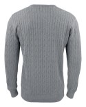 BLAKELY KNITTED SWEATER - 3XL (GREY MELANGE)