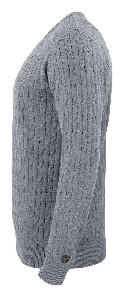 BLAKELY KNITTED SWEATER - 4XL (GREY MELANGE) BLAKELY KNITTED SWEATER - 4XL (GREY MELANGE)