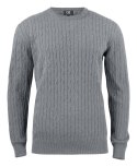 BLAKELY KNITTED SWEATER - XL (GREY MELANGE)