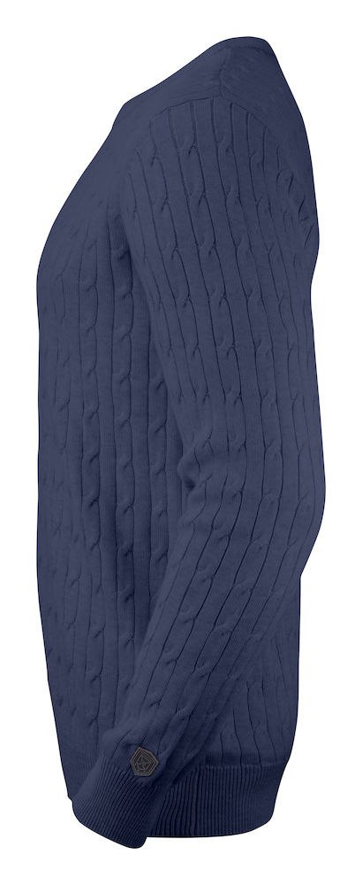 BLAKELY KNITTED SWEATER - L (NAVY MELANGE) BLAKELY KNITTED SWEATER - L (NAVY MELANGE)