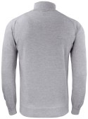 EVERETT HALF ZIP SWEATER - 4XL (GREY MELANGE)