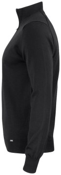 EVERETT HALF ZIP SWEATER - XL (BLACK)